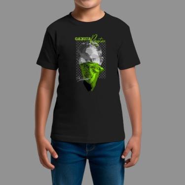 Imagem de Camisetas Infatil Básica Casual Confortável Manga Curta Gola Redonda B