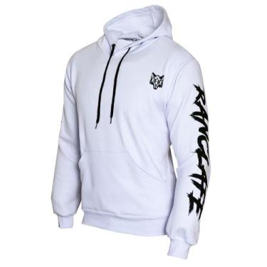 Imagem de Conjunto De Moletom Calça E Blusa De Frio Ranclafe, Branco, G