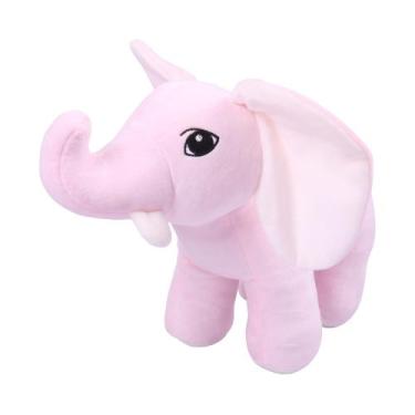 Imagem de Elefante de Pelúcia Decorativo Elefante Pipoca 30cm - Fofuxos De Pelúc