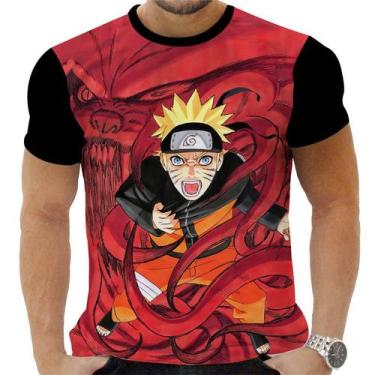 Imagem de Camiseta Camisa Personalizada Anime Naruto Uzumaki 05 - Zahir Store, B