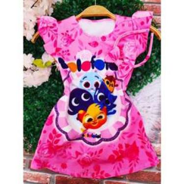 Imagem de Vestido Menina Luna Infantil Temático Bolofofo +Tiara, 03 ANOS A 06 AN