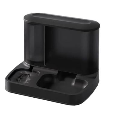 Imagem de Junbec-Pet Dispensador automático de água para comida de gato, alimentador por gravidade, tigela de comida seca e dispensador de suprimentos de irrigação para ambientes internos pequenos, médios