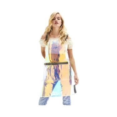 Imagem de Avental Unissex Antifouling E Impermeável Em TPU Para Cabeleireiro, Pi