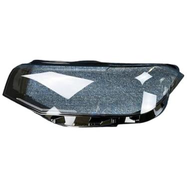 Imagem de Caso do farol do carro tampas luz lente clara máscara abajur auto lâmpada escudo capa Compatível com vw tacqua 2020 2021 2022(Left)