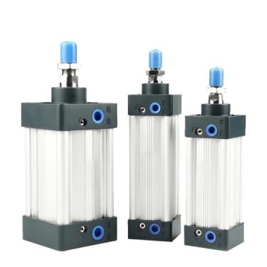 Imagem de SU32/40/50/63 mm haste interna dupla ação ar cilindro pistões curso 25-1000 mm Série SU cilindros pneumáticos (curso 600 mm, SU63)