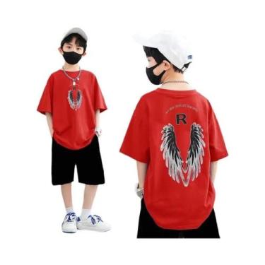 Imagem de Conjunto De Roupas De Verão Para Meninos E Meninas, Camiseta De Manga 