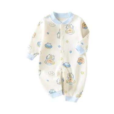 Imagem de Macacão De Algodão Para Bebê Recém-Nascido Com Estampa Do Mickey, Jump