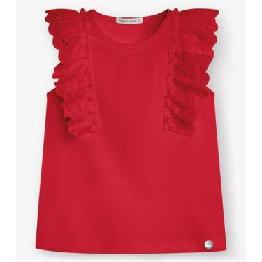 Imagem de Regata Feminina Cotto Leve Trick Nick Vermelho, 1, Vermelho