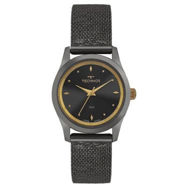 Imagem de Relógio Technos Feminino Brilho Grafite - 2035ndz-1p