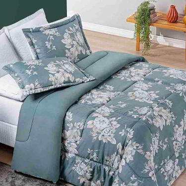 Imagem de Edredom Coberdrom Michigam Queen Dupla Face - Primavera