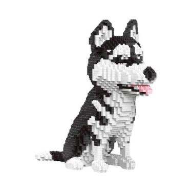 Imagem de Conjunto De Blocos De Montar 3D Micro Mini Dálmata E Dachshund Para En