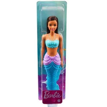 Imagem de Boneca Barbie Sereia Dreamtopia Morena Mattel - HGR07