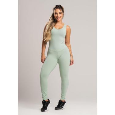 Imagem de Macacão Longo Feminino Suplex Fitness Academia Poliamida Mvb Modas-Feminino