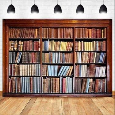 Imagem de Biblioteca de estantes vintage de tapeçaria para pendurar na parede 15