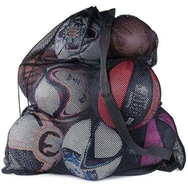 Imagem de Mesh Ball Net Bag (Futebol, Voleibol, Basquete, 15 Bolas) - Gloome Sto