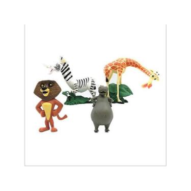 Imagem de Bonecas modelo Disney Movie Madagascar Animal de 5 a 10 cm, 4 unidades