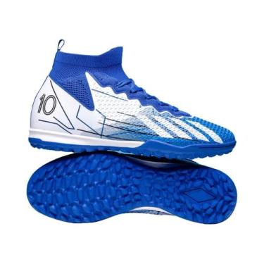 Imagem de Chuteiras De Futebol Profissionais Unissex Para Competição Com Travas 