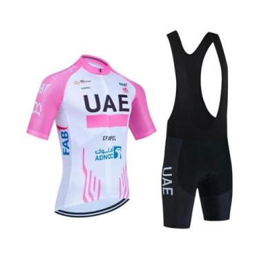 Imagem de Conjunto De Camiseta E Calças De Ciclismo Fluorescente Amarelo, Secage