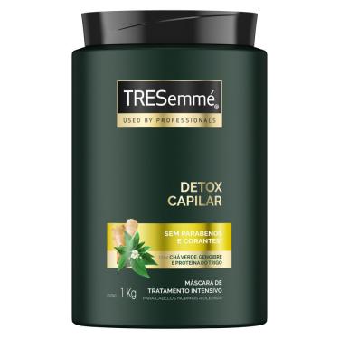 Imagem de Máscara de Tratamento Nutrição Detox Capilar 1kg Tresemmé Chá Verde e Gengibre