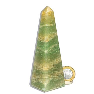 Imagem de Obelisco Onix Verde Natural 10 a 12 cm 100 a 200 g - Tipo B