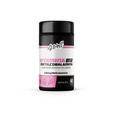 Imagem de Vitamina B12 4well - Metilcobalamina 9,94mcg - 60 cápuslas-Unissex