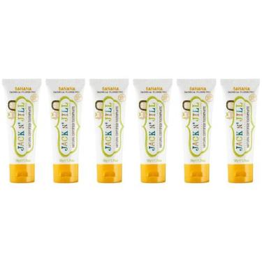 Imagem de Creme Dental Natural para Crianças JACK N' JILL Banana 50g Pacote com 