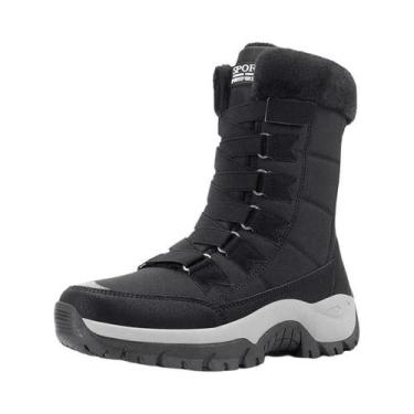 Imagem de Botas De Neve Femininas Para Inverno, Quentes, Impermeáveis E Confortá