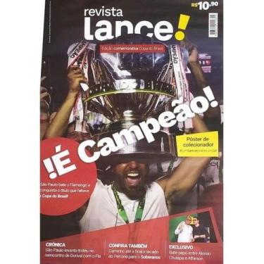 Imagem de Revista Pôster Lance - É campeão! São Paulo Campeão da Copa do Brasil 