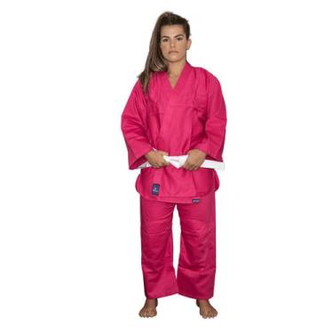 Imagem de Kimono Torah Judo/Jiu-Jitsu Combate Adulto, Rosa, a0, rosa, a0