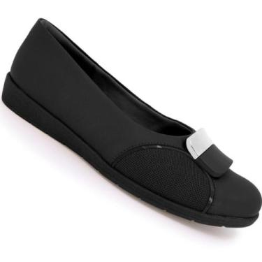 Imagem de Sapatilha Usaflex Mm0201002 Feminina, Preto, 38