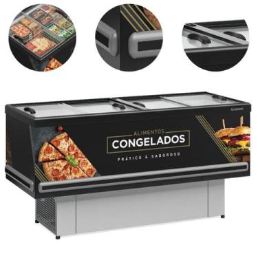 Imagem de Ilha De Congelados Dupla Ação Expositor 525 Litros GESV-190 R Gelopar,