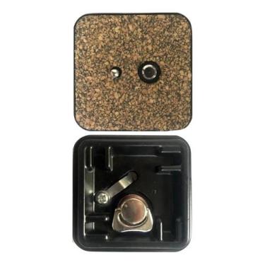 Imagem de Sapata de Engate Rápido para Tripé Greika Weifeng WT6734 4x4cm