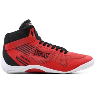 Imagem de Tênis Everlast Forceknit 5 Vermelho e Preto Masculino, 38