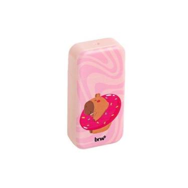 Imagem de Corretivo em Fita Capivara 5mm x 3m BRW  Secagem Instantânea -, Rosa
