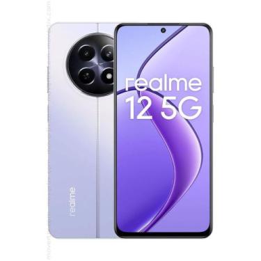 Imagem de Realme 12 5G Global 8 GB RAM 256 GB Roxo Snapdragon e Bateria 5000 mAh