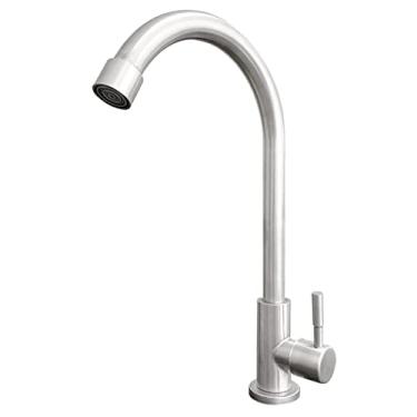 Imagem de Torneira para Cozinha Inox 304 1/4 de volta Polido 5/8