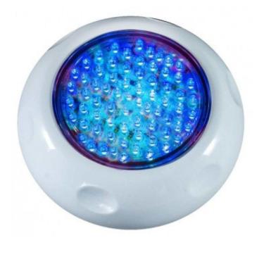 Imagem de Refletor Led 70 Pontos Abs 5W Iluminação Para Piscina Luz Azul - Brustec
