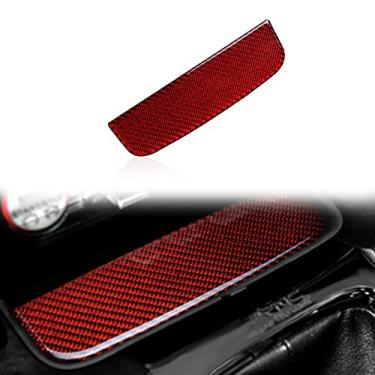 Imagem de FINMOKAL Cobertura Da Caixa De Armazenamento Interior De Fibra De Carbono Adequada Para O Ford Mustang 2015-2019 Preto, Fibra De Carbono