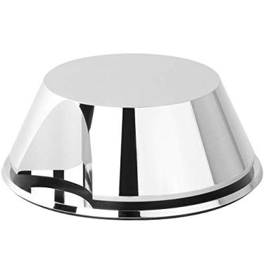 Imagem de Estabilizador de peso Hudson Hi-Fi Record com almofada de couro protetora – Peso giratório de vinil – Estabilizador LP durável e elegante – Cabe em qualquer toca-discos, Cromado, LittleBen