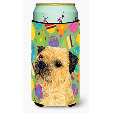 Imagem de Border Terrier Easter Eggtravaganza Tall Boy Beverage Insulator Beverage Insulator Hugger