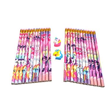 Imagem de 24 peças de lápis de madeira My Little Pony para lembrancinhas de festa de aniversário - 2 DZ