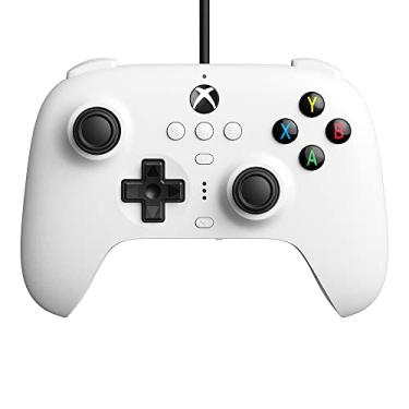 Imagem de 8Bitdo Orion Controlador com fio Microsoft autorizado Xbox Series Handle para jogos de PC branco