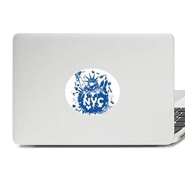 Imagem de Adesivo de notebook com emblema de vinil da cidade de Nova York USA of Liberty