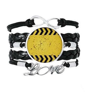 Imagem de OFFbb-USA Logotipo Car Leading Line Art Deco, Presente Fashion Pulseira Amor Acessório de Couro Trançado Pulseira Pulseira Presente