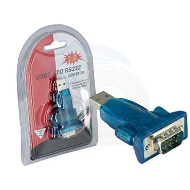 Imagem de Adaptador Usb 2.0 Serial Conversor Rs232 Db9 - S-PC-0220