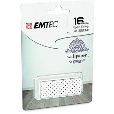 Imagem de Emtec Pen Drive M700 papel de parede, 16 GB, preto ponto, ECMMD16GM710WP11