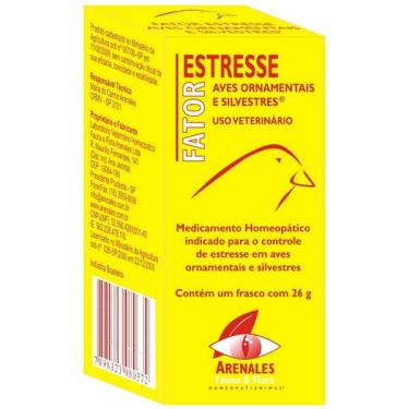 Imagem de Sistema de Terapia Arenales Fator Estresse Aves Ornamentais e Silvestres - 26 g