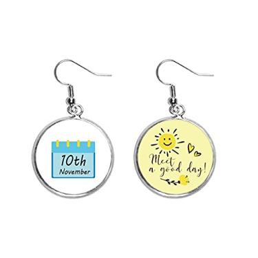 Imagem de Brincos de sol Feast World Youth Day Truth Ear Drop Flower Jewelry Fashion