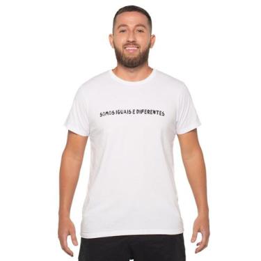 Imagem de Camiseta Iguais E Diferentes Branco - Limits