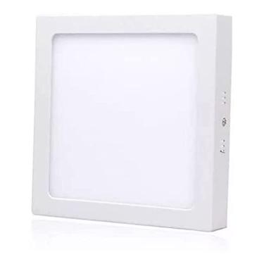 Imagem de Painel Plafon Led 25w Sobrepor Quadrado Branco Frio 6500k Bivolt Gesso Teto Led